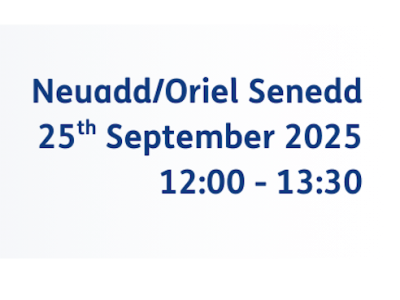 Agenda: Senedd event